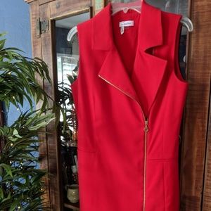 Classic Calvin Klein zip coatdress Size 8